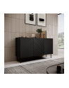 cama meble Komoda 3D2SZ ONDA 150x45x85 czarny - nr 3