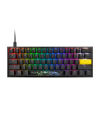 no name Klawiatura do gier Ducky One 2 Pro Mini, RGB LED - Cherry Blue (US) nr 1