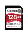 KINGSTON 128GB Canvas React Plus SDXC UHS-II 280R/100W U3 V60 for Full HD/4K - nr 23