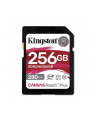 KINGSTON 256GB Canvas React Plus SDXC UHS-II 280R/150W U3 V60 for Full HD/4K - nr 24