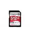 KINGSTON 512GB Canvas React Plus SDXC UHS-II 280R/150W U3 V60 for Full HD/4K - nr 14