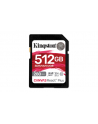 KINGSTON 512GB Canvas React Plus SDXC UHS-II 280R/150W U3 V60 for Full HD/4K - nr 19