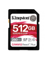 KINGSTON 512GB Canvas React Plus SDXC UHS-II 280R/150W U3 V60 for Full HD/4K - nr 20