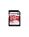 KINGSTON 512GB Canvas React Plus SDXC UHS-II 280R/150W U3 V60 for Full HD/4K - nr 2