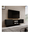 cama meble Szafka RTV EF ONDA 180x40x39-58 czarny (stojąca lub wisząca) - nr 3