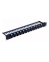 TECHLY Patch panel 24x Keystone RJ45 Cat6a UTP 1U porty ukośne - nr 1