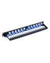 TECHLY Patch panel 24x Keystone RJ45 Cat6a UTP 1U porty ukośne - nr 2