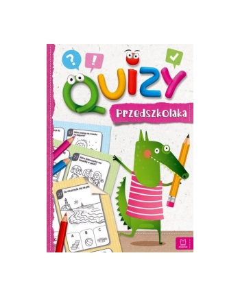aksjomat Książeczka Quizy przedszkolaka cz. 4 różowe