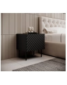 cama meble Szafka nocna ONDA 2szt 50x40x54 czarny - nr 7