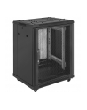 Szafa RACK Qoltec 19'' | 15U | 600 x 600 x 855 | perforowane drzwi | stalowa obudowa - nr 9