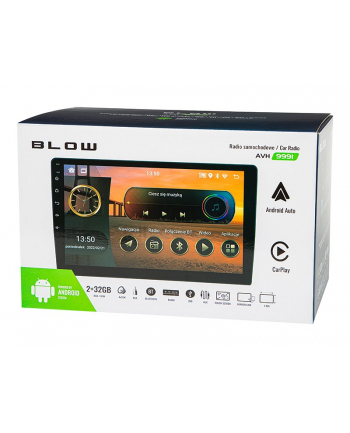 BLOW RADIO AVH-9991 1DIN 9''; ANDROID/WIFI/GPS/ CARP
