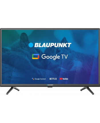 TV 32''; Blaupunkt 32HBG5000S HD DLED, GoogleTV, Dolby Digital, WiFi 2,4-5GHz, BT, czarny