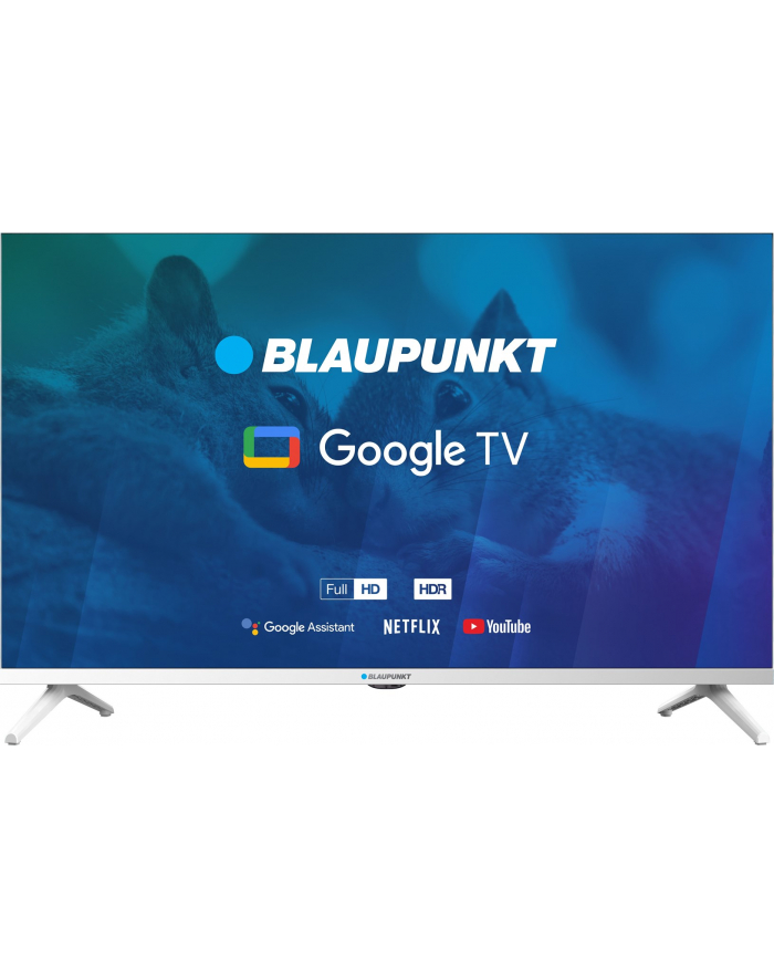 TV 32''; Blaupunkt 32FBG5010S Full HD DLED, GoogleTV, Dolby Digital Plus, WiFi 2,4-5GHz, BT, biały główny