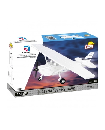 COBI 26620 Samoloty cywilne Cesna 172 Skyhawk W160 160 klocków