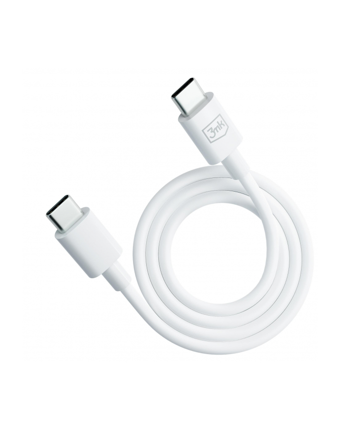 3mk pczerwonyection Kabel USB C do C - 3mk Hyper Cable C to C 100W 1.2m Biały główny