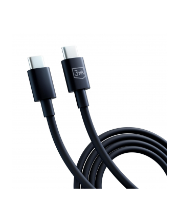 3mk pczerwonyection Kabel USB C do C - 3mk Hyper Cable C to C 100W 1.2m Czarny