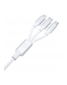 3mk pczerwonyection Kabel 3in1 A/C to C/Micro/Lightning - 3mk Hyper Cable 3in1 A/C to C/Micro/Lightning 1.5m Biały - nr 5