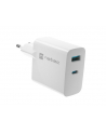 Ładowarka sieciowa Natec Ribera Gan 1x USB-A + 1x USB-C 45W biała - nr 5