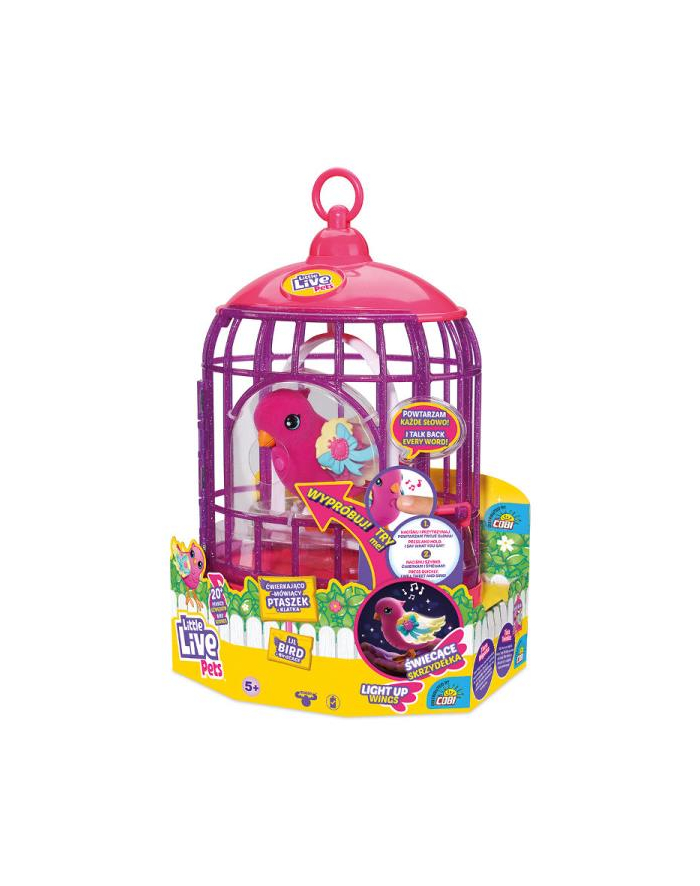 cobi Little Live Pets 26457 Ptaszek z klatką S14 główny