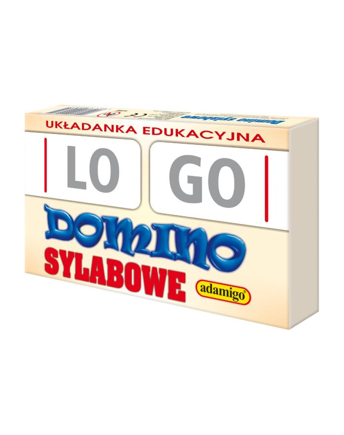Domino Sylabowe - układanka edukacyjna ADAMIGO główny