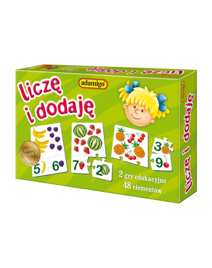 Liczę i dodaję układanka edukacyjna ADAMIGO główny