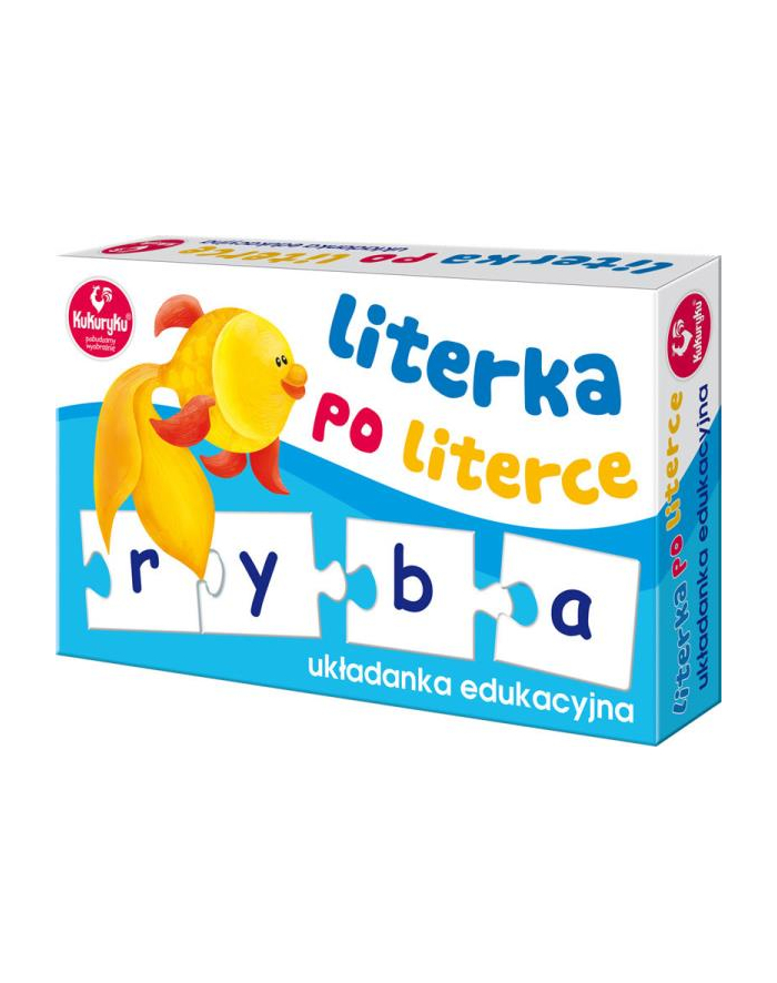 Literka po literce układanka edukacyjna Puzzle KUKURYKU główny