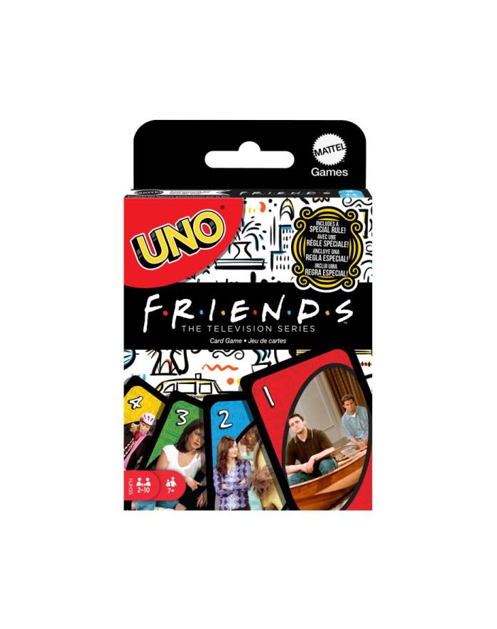 UNO Friends Przyjaciele łamigłówka gra karciana HJH35 MATTEL główny