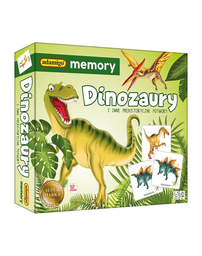 Memory Dinozaury świat gra pamięciowa ADAMIGO główny