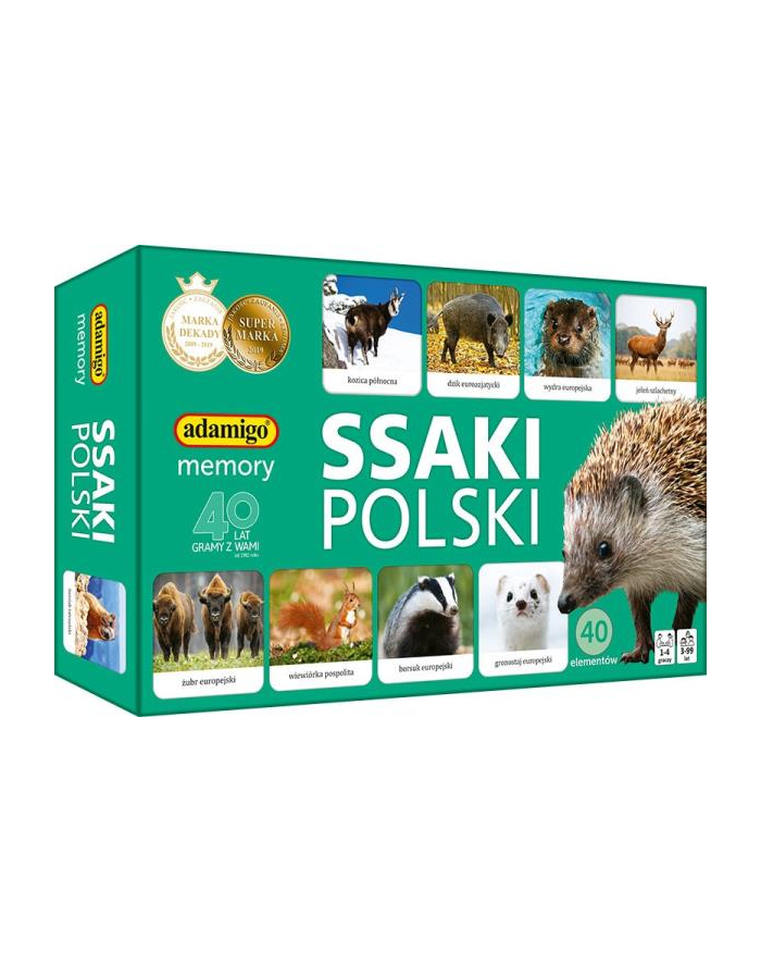 Memory Ssaki Polski gra pamięciowa ADAMIGO główny