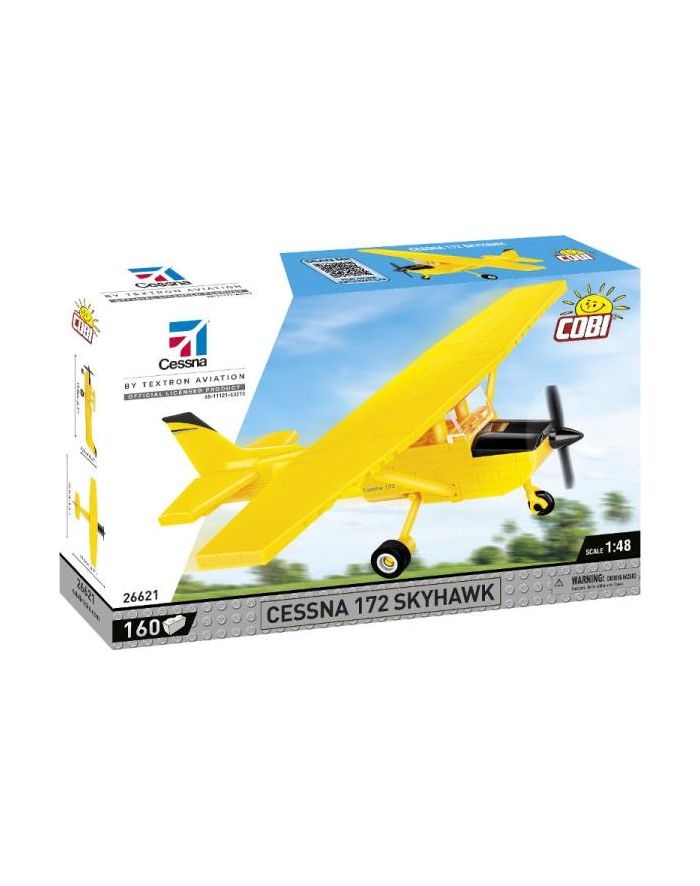 COBI 26621 Samoloty cywilne Cesna 172 Skyhawk Y160 160 klocków główny