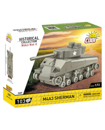 COBI 3089 Historical Collection WWII Sherman M4A3 103 klocki
