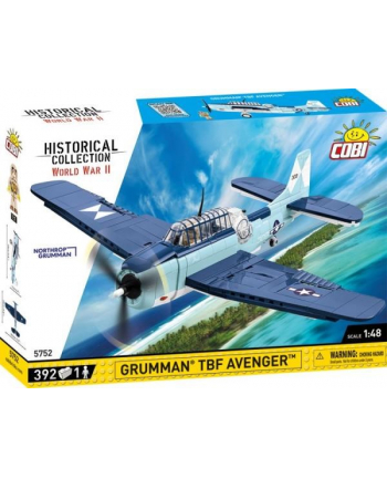 COBI 5752 Historical Collection WWII Grumman TBF Avenger 392 klocki