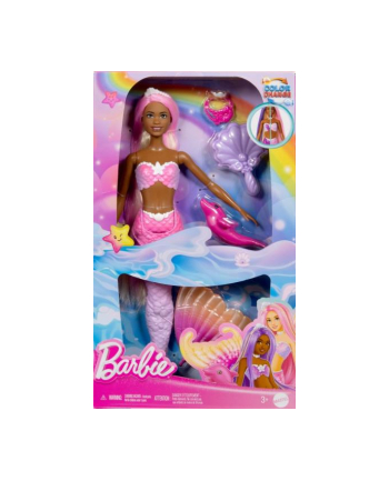 Lalka Barbie Brooklyn Syrenka Zmiana koloru HRP98 MATTEL