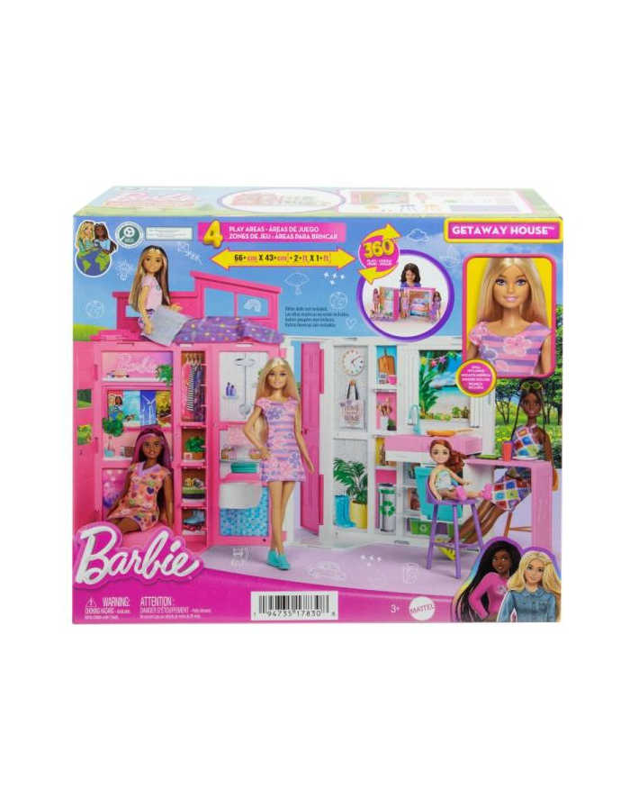 Barbie Przytulny domek + Lalka zestaw HRJ77 p2 MATTEL główny