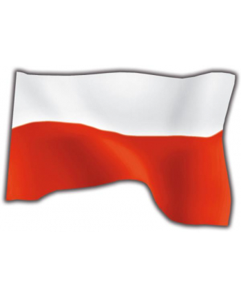 Flaga Polski 70 x 112 cm KUKURYKU
