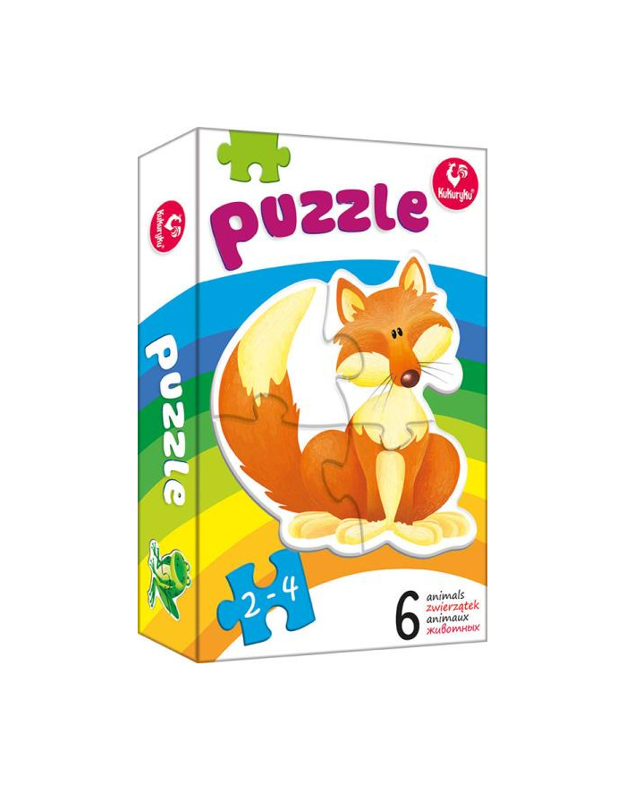 Moje pierwsze puzzle Puzzle 6w1 Zwierzątka KUKURYKU główny