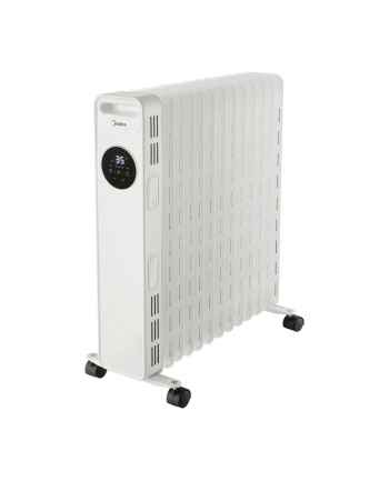 Midea oil radiator NY2513-20MR (Kolor: BIAŁY, 2,500 watts, 13 heating fins)
