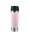 Emsa TRAVEL MUG Classic Grande thermal mug (light pink/stainless steel, 0.5 liters) - nr 1