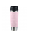 Emsa TRAVEL MUG Waves Grande thermal mug (light pink/stainless steel, 0.5 liters) - nr 1