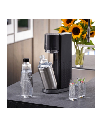 SodaStream water soda maker Duo Titan starter set (incl. glass bottle, CO? cylinder)