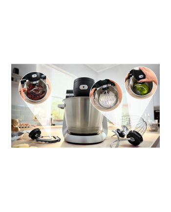 Bosch MUMS6ZS13D food processor (Kolor: CZARNY/stainless steel, 1,600 watts, series 6, integrated scale, timer)