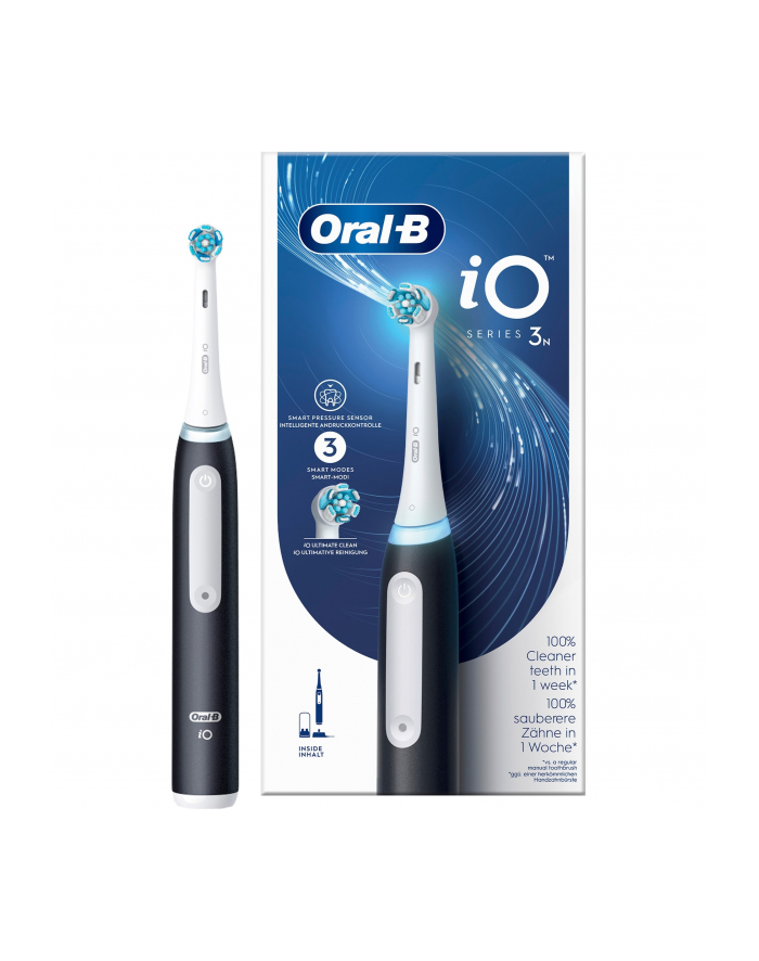 Braun Oral-B iO Series 3, Electric Toothbrush (Kolor: CZARNY, Matt Black) główny