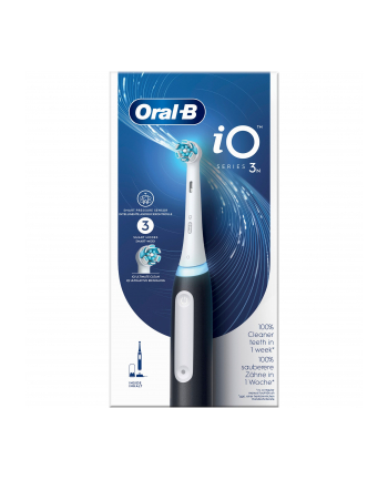 Braun Oral-B iO Series 3, Electric Toothbrush (Kolor: CZARNY, Matt Black)