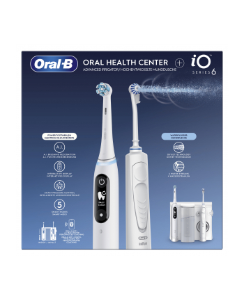 Braun Oral-B iO6 ' OxyJet Adult Rotating-oscillating toothbrush White