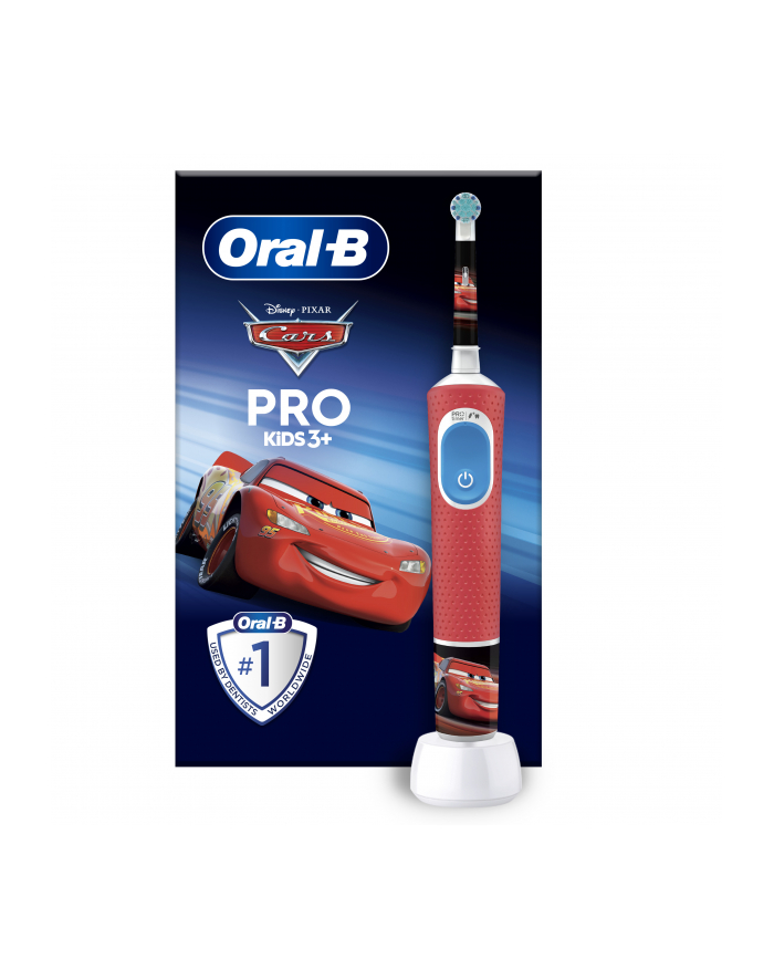 Braun Oral-B Vitality Pro 103 Kids Cars, Electric Toothbrush (red/Kolor: BIAŁY) główny