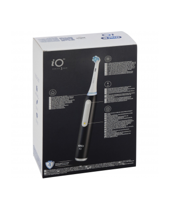 Braun Oral-B iO Series 3N Duo, electric toothbrush (Kolor: CZARNY/blue, matt Kolor: CZARNY/ice blue incl. 2nd handpiece)