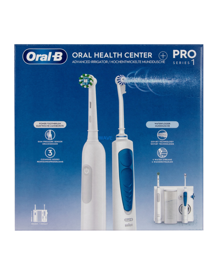 Braun Oral-B Dental Center-b Pro 1 White + Oxyjet Irrigator główny