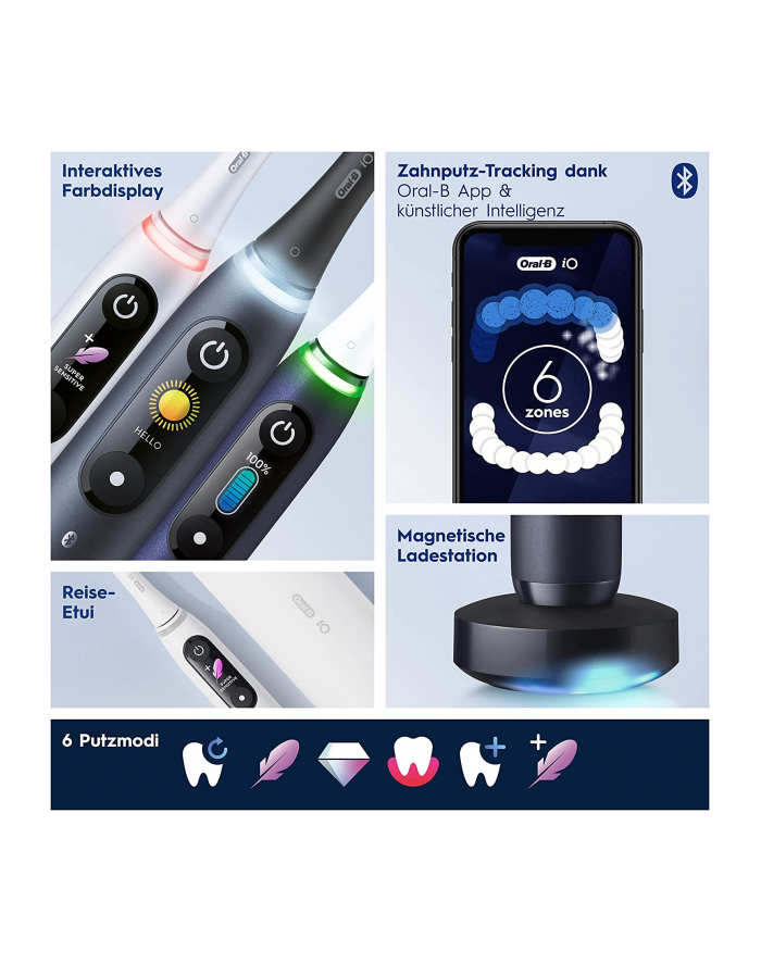 Braun Oral-B iO Series 8N, Electric Toothbrush (Kolor: CZARNY onyx) główny