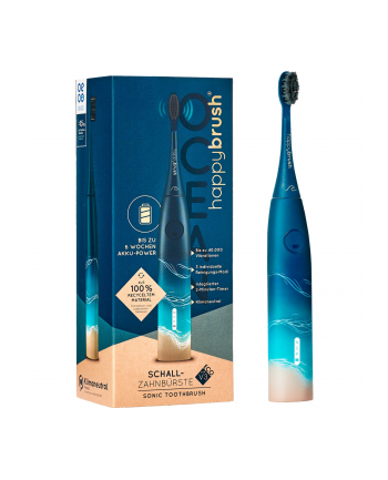 happybrush Starter Kit Schall Eco VIBE 3 Ocean, electric toothbrush (blue/beige)