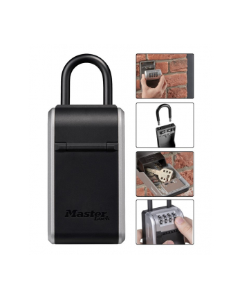 master lock Kasetka na klucze z zamkiem szyfrowym i wyjmowaną szeklą